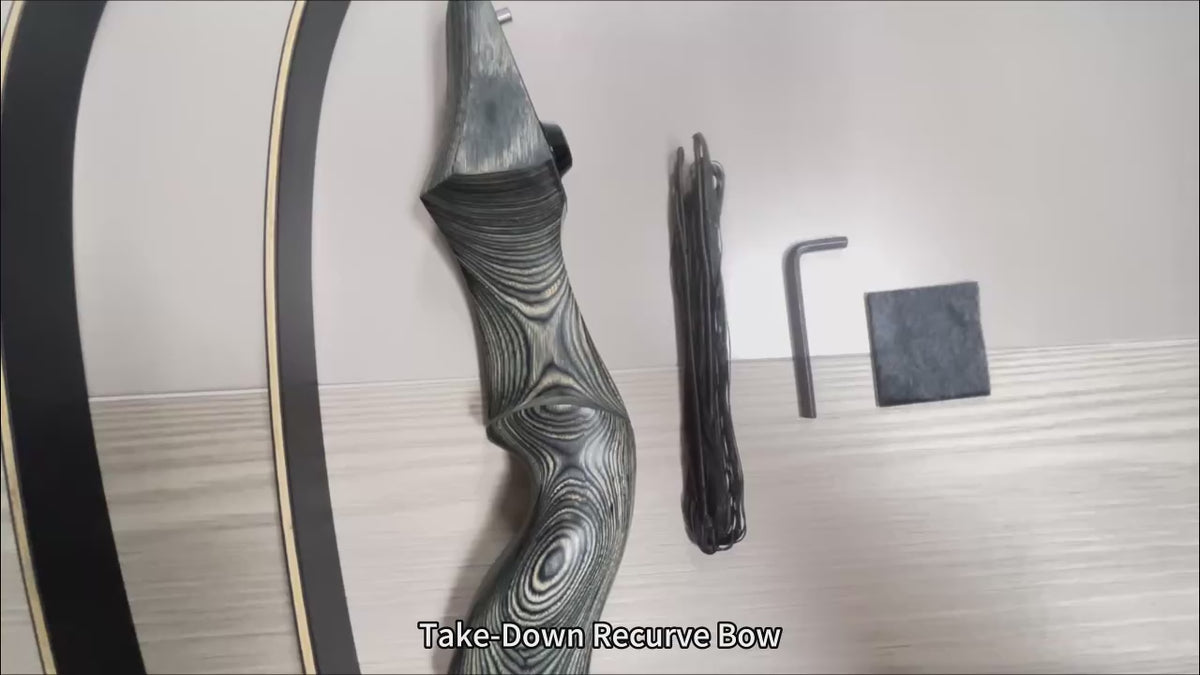 Setup video: how to assemble and string the First Draw takedown recurve bow