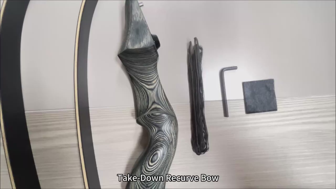 Setup video: how to assemble and string the First Draw takedown recurve bow
